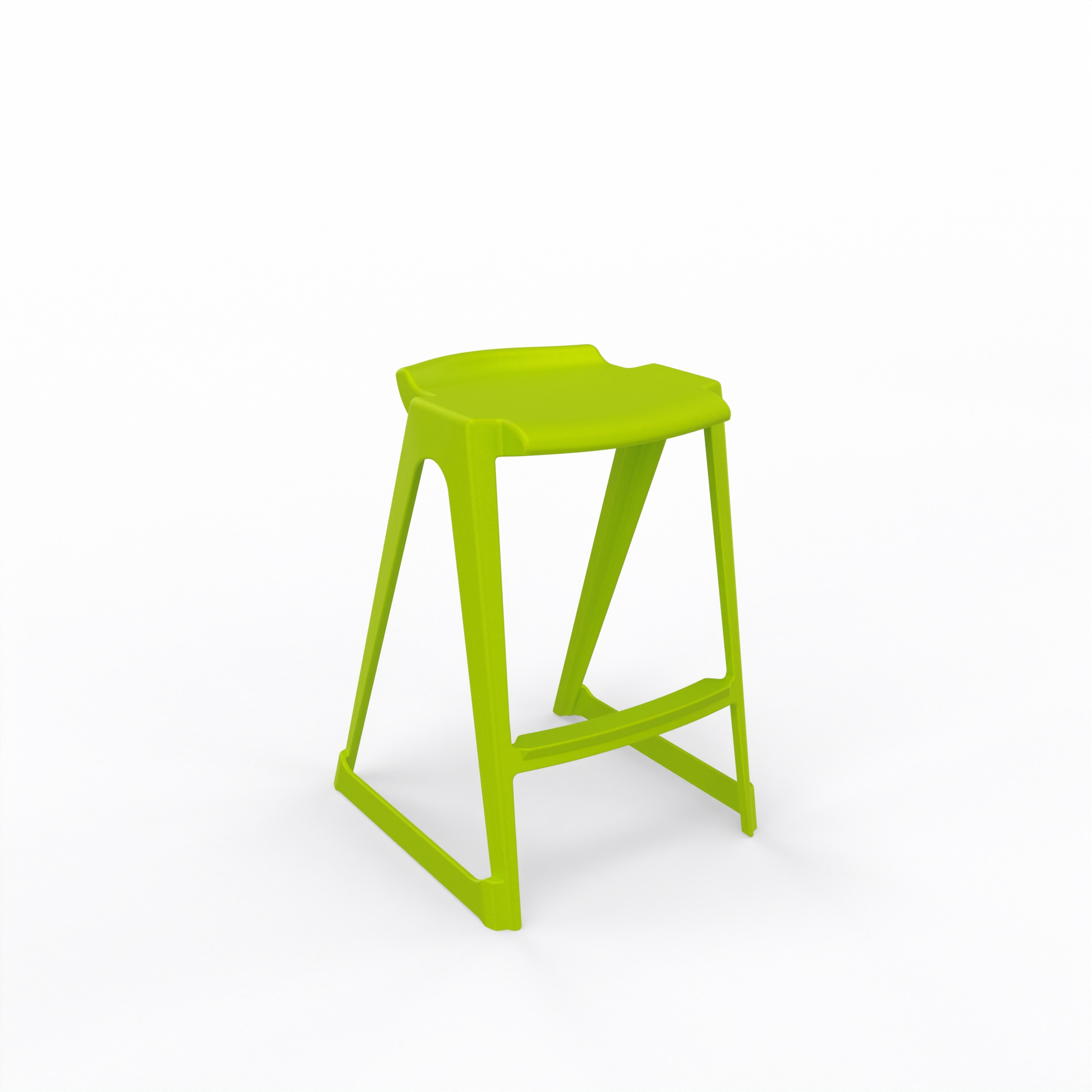 en one stool H685 Low Back - Lime Green - Angle.jpg